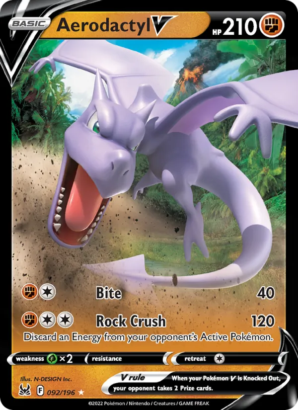 Aerodactyl V 092 · Lost Origin