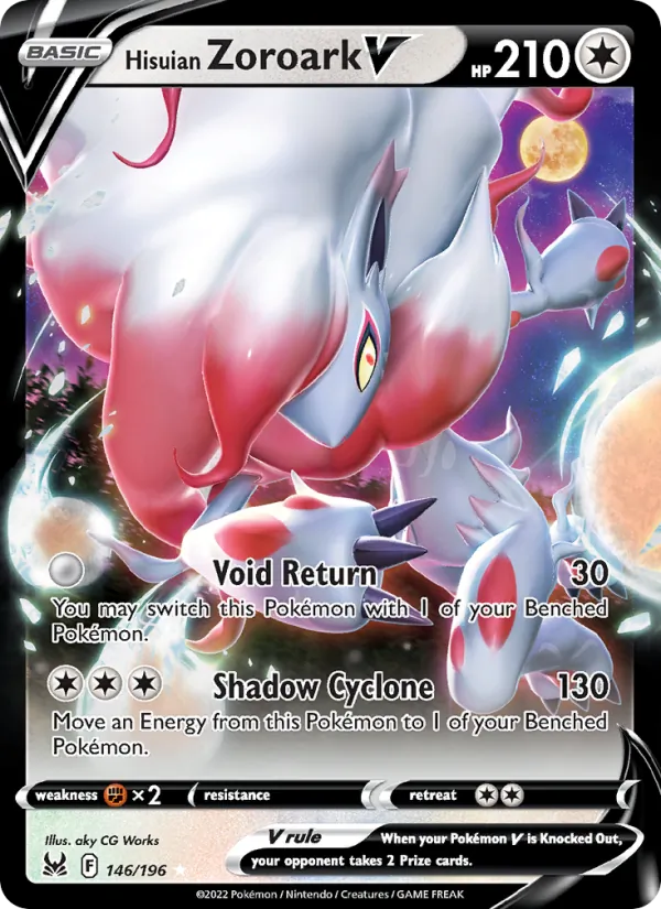 Hisuian Zoroark V 146 · Lost Origin
