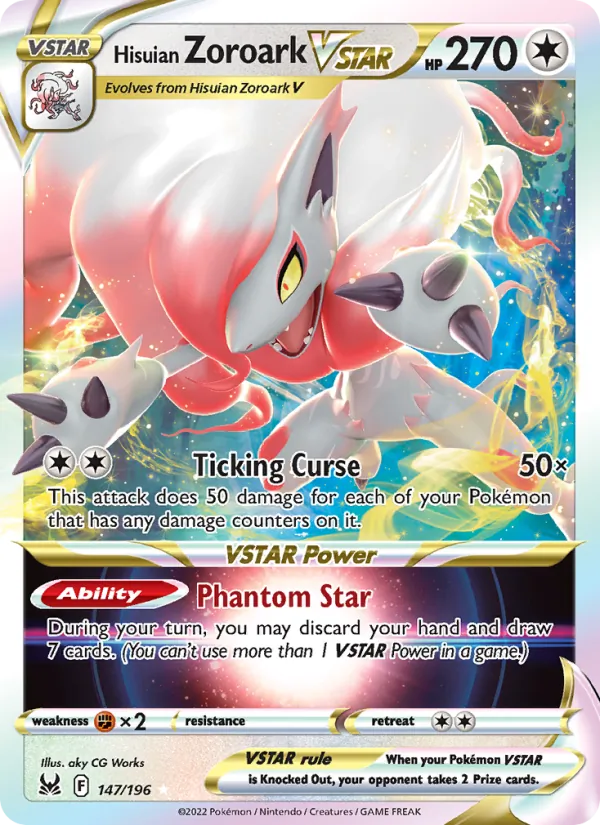 Hisuian Zoroark VSTAR 147 · Lost Origin
