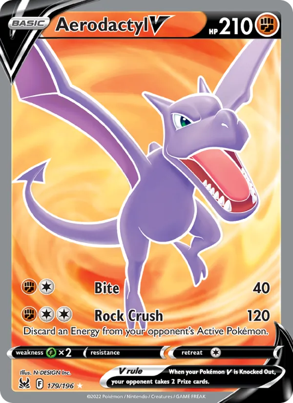 Aerodactyl V 179 · Lost Origin