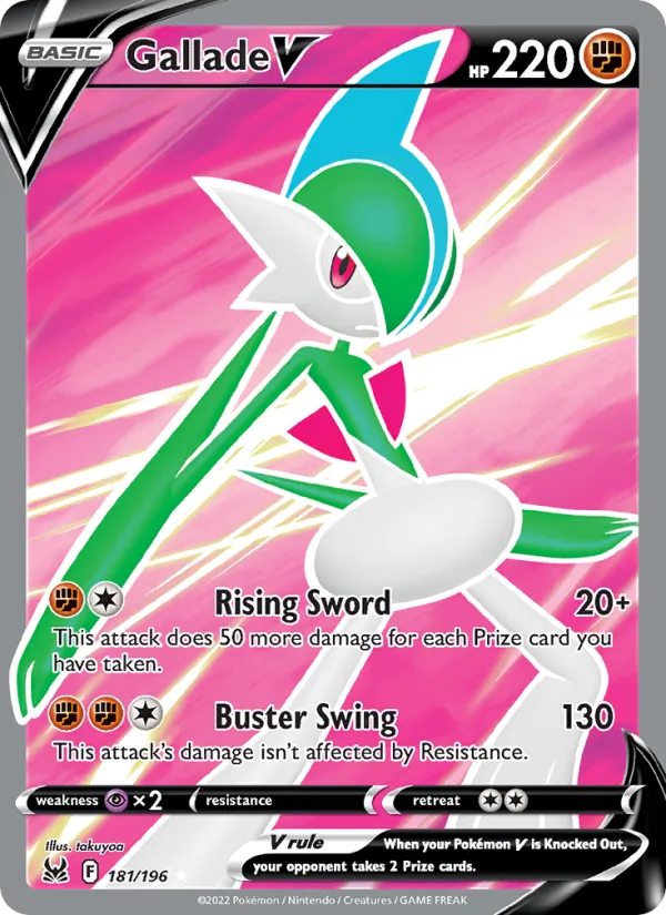 Gallade V 181 · Lost Origin