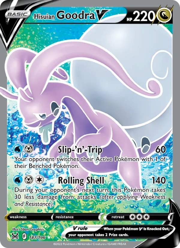 Hisuian Goodra V 187 · Lost Origin