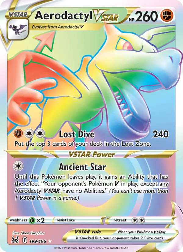 Aerodactyl VSTAR 199 · Lost Origin