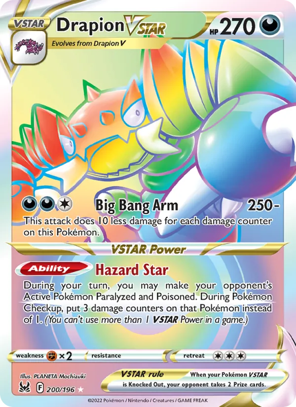 Drapion VSTAR 200 · Lost Origin