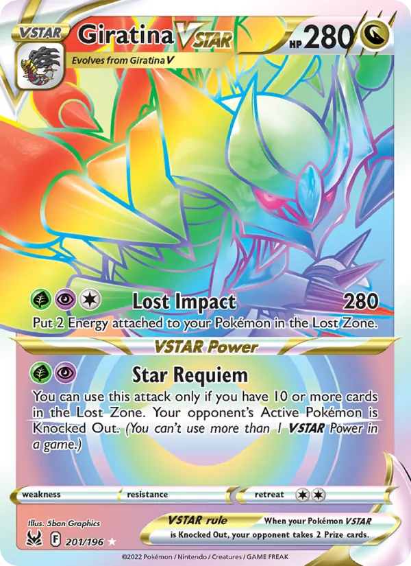 Giratina VSTAR 201 · Lost Origin