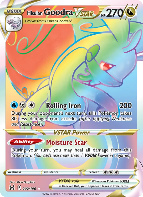 Hisuian Goodra VSTAR 202 · Lost Origin