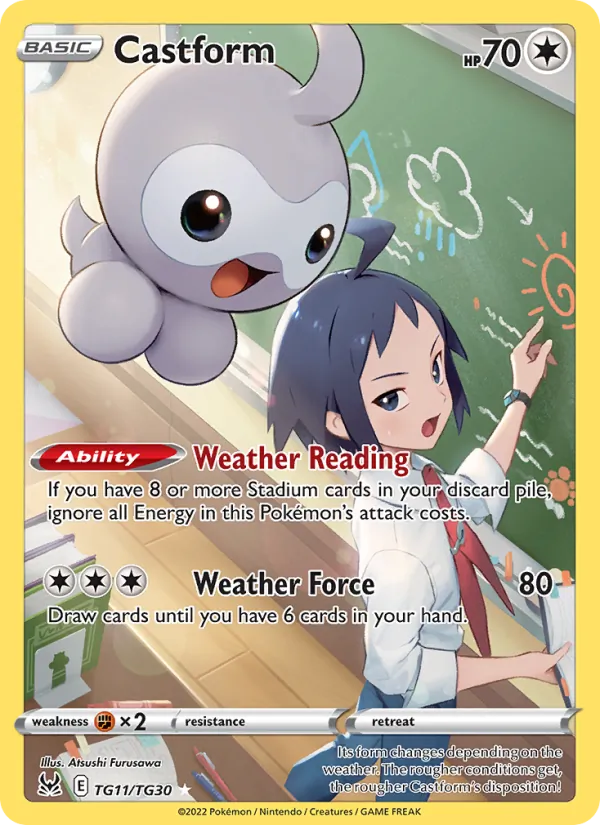 Castform TG11 · Lost Origin Trainer Gallery