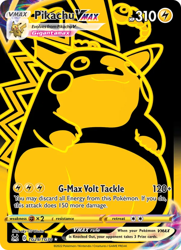 Pikachu VMAX TG29 · Lost Origin Trainer Gallery