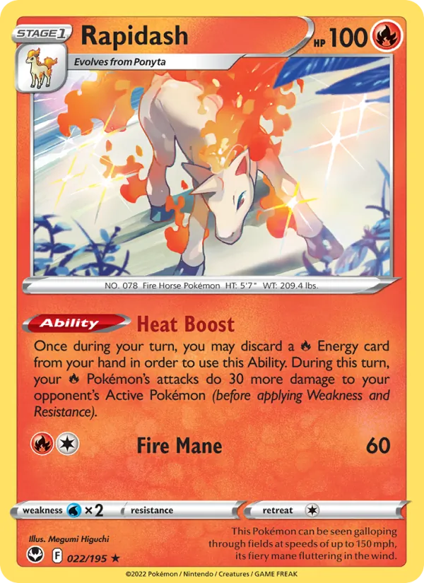 Rapidash 022 · Silver Tempest