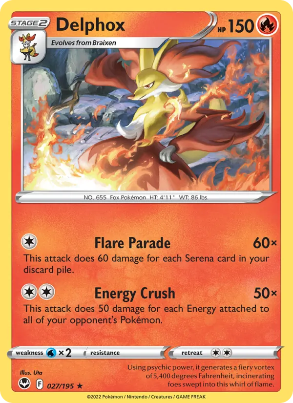 Delphox 027 · Silver Tempest