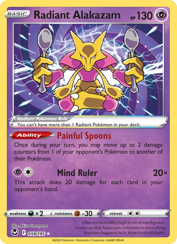 Radiant Alakazam 059 · Silver Tempest