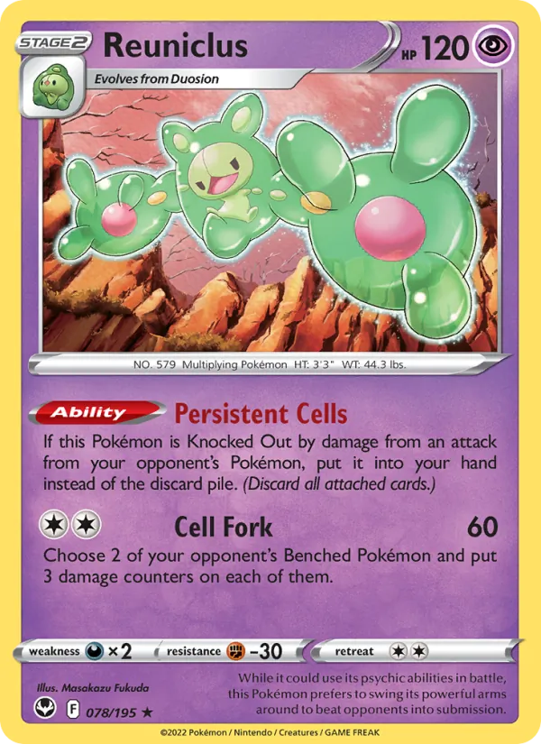 Reuniclus 078 · Silver Tempest