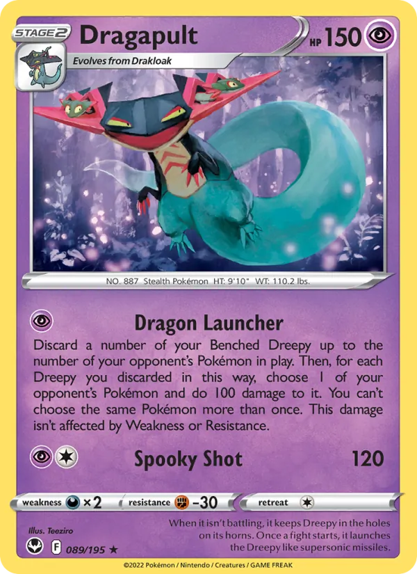 Dragapult 089 · Silver Tempest