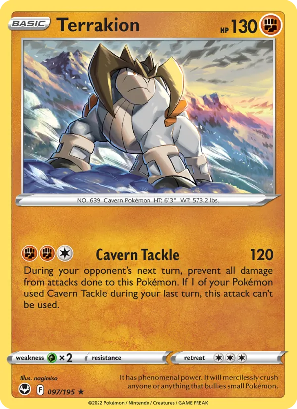 Terrakion 097 · Silver Tempest