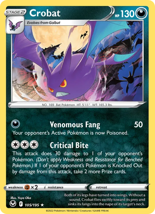 Crobat 105 · Silver Tempest