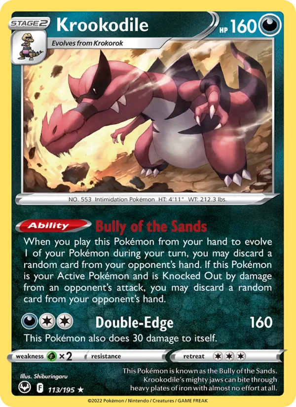 Krookodile 113 · Silver Tempest