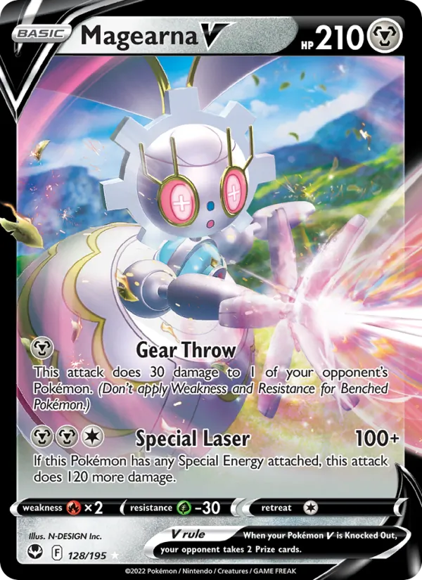 Magearna V 128 · Silver Tempest