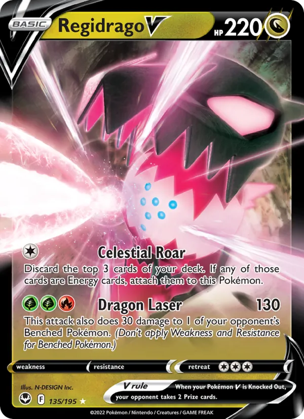 Regidrago V 135 · Silver Tempest