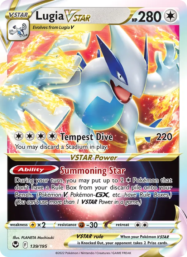 Lugia VSTAR 139 · Silver Tempest