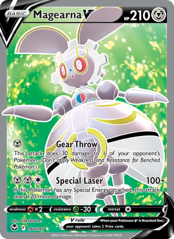 Magearna V 182 · Silver Tempest