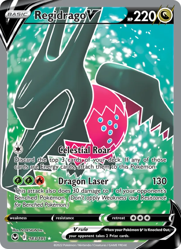Regidrago V 183 · Silver Tempest