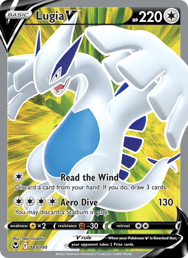 Lugia V 185 · Silver Tempest