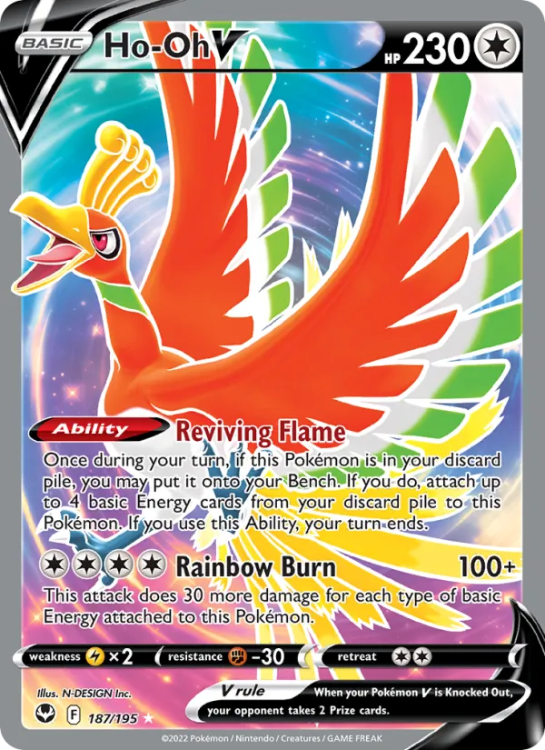Ho-Oh V 187 · Silver Tempest