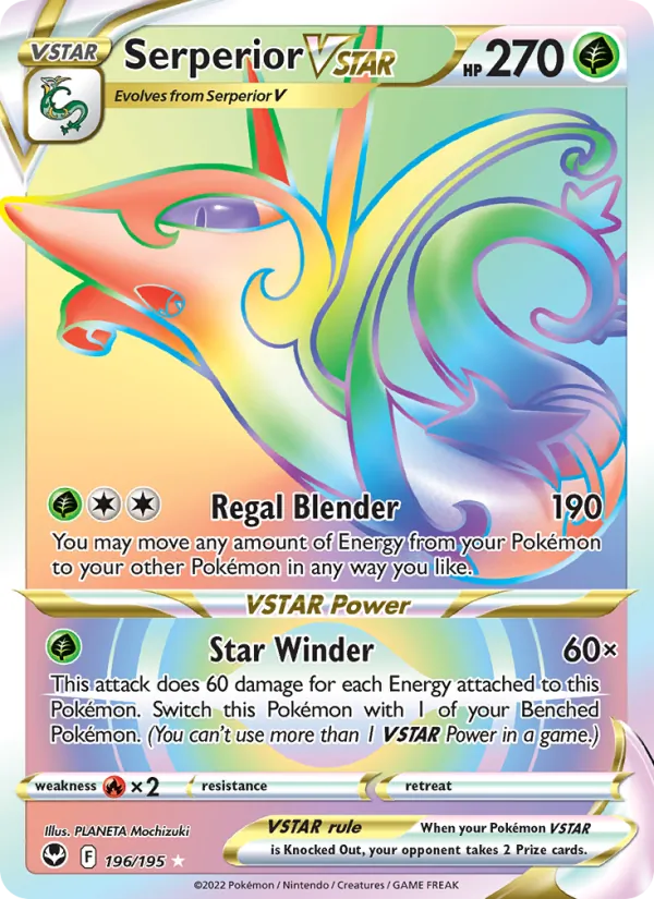 Serperior VSTAR 196 · Silver Tempest