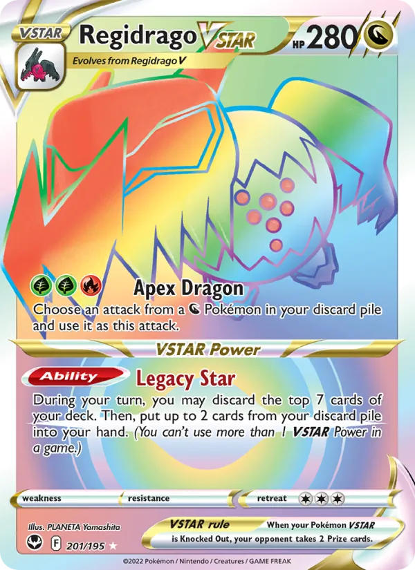 Regidrago VSTAR 201 · Silver Tempest