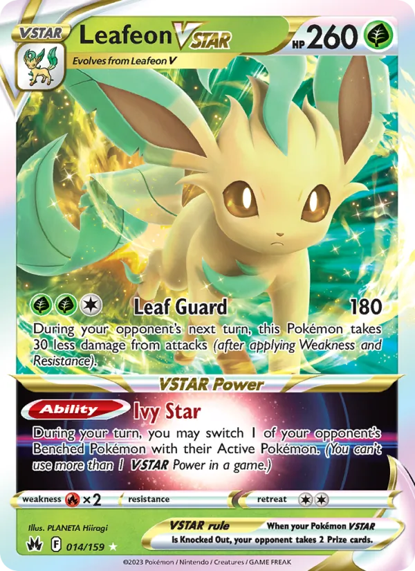 Leafeon VSTAR 014 · Crown Zenith