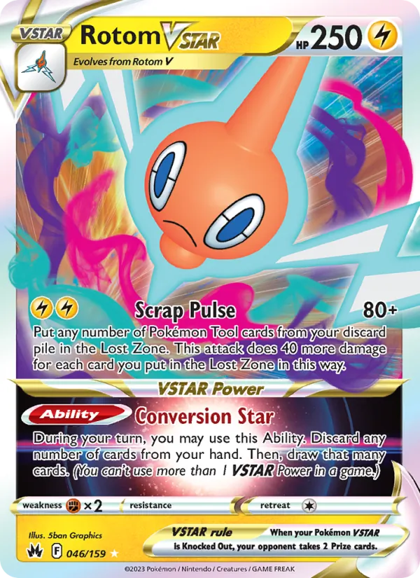 Rotom VSTAR 046 · Crown Zenith