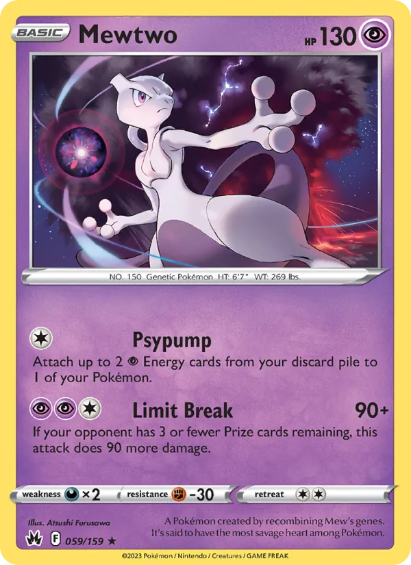 Mewtwo 059 · Crown Zenith