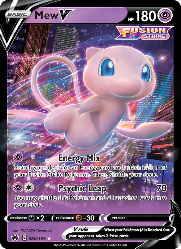 Mew V 060 · Crown Zenith