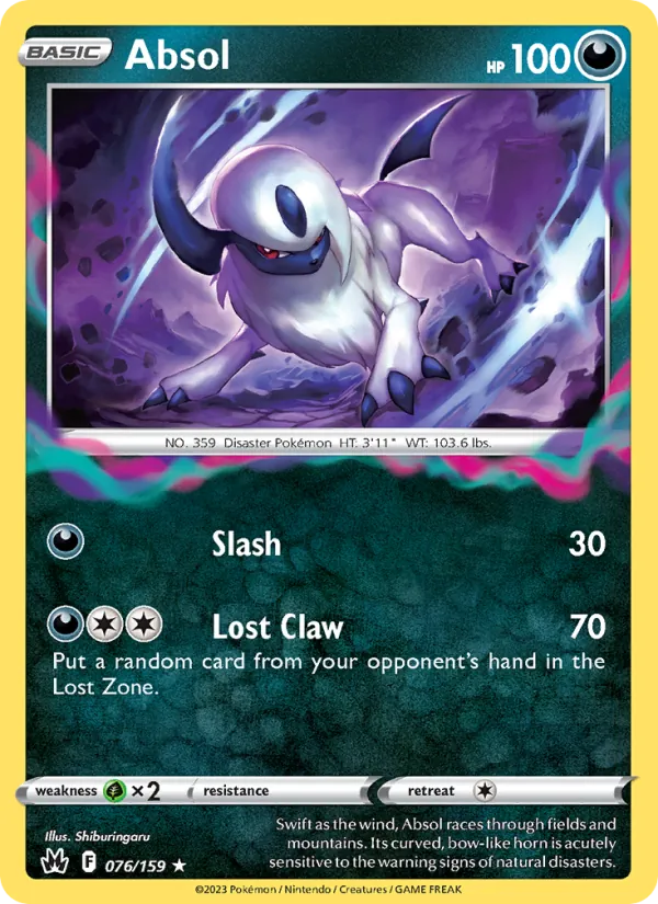 Absol 076 · Crown Zenith
