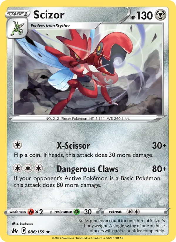 Scizor 086 · Crown Zenith