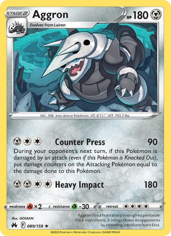 Aggron 089 · Crown Zenith