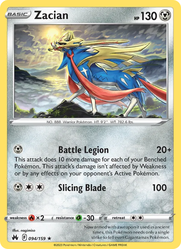 Zacian 094 · Crown Zenith