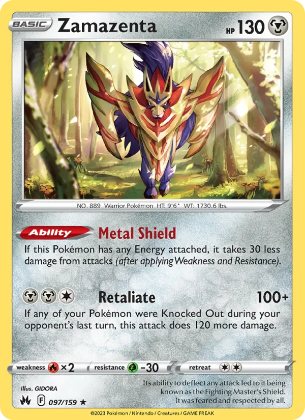 Zamazenta 097 · Crown Zenith