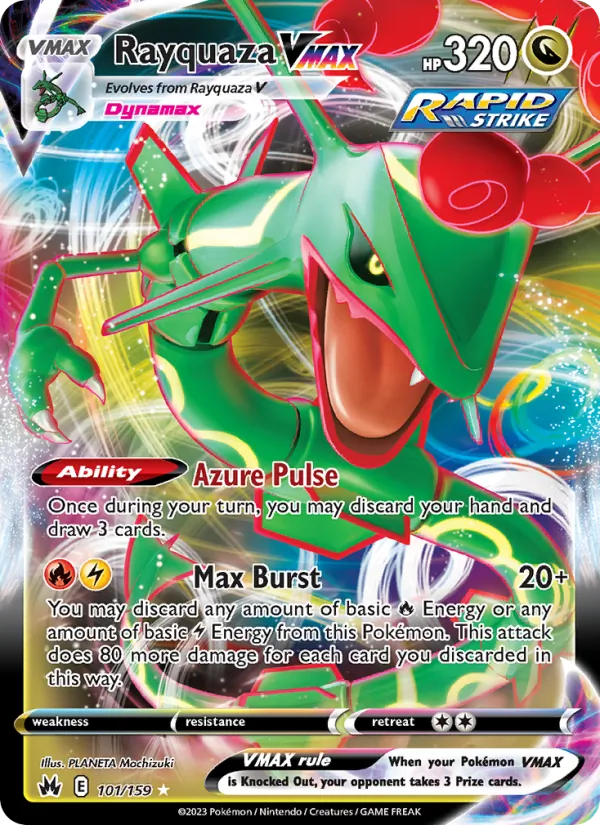 Rayquaza VMAX 101 · Crown Zenith