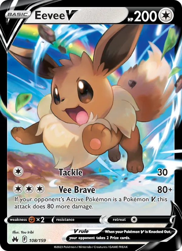 Eevee V 108 · Crown Zenith