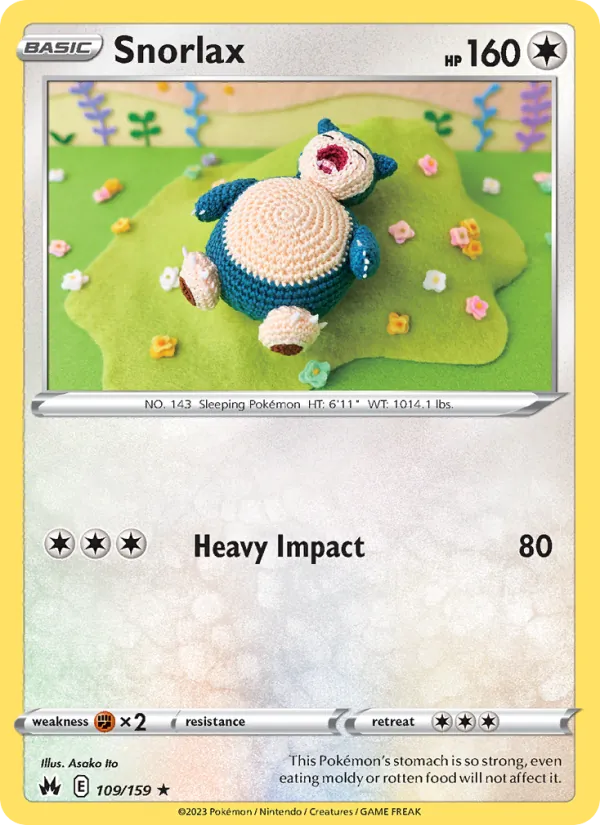 Snorlax 109 · Crown Zenith