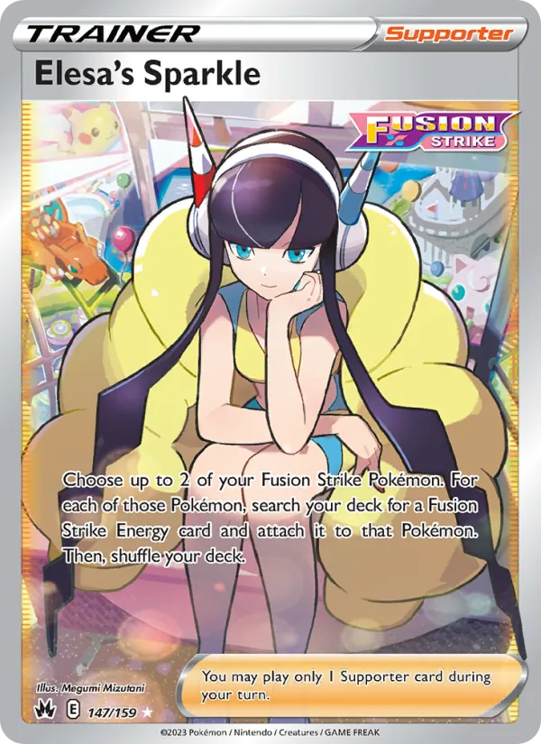 Elesa's Sparkle 147 · Crown Zenith