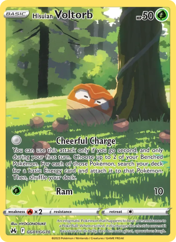 Hisuian Voltorb GG01 · Crown Zenith Galarian Gallery