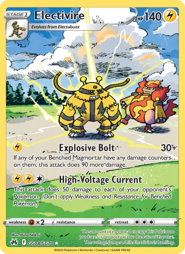 Electivire GG08 · Crown Zenith Galarian Gallery