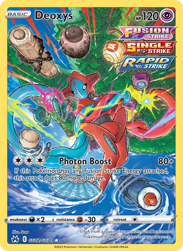 Deoxys GG12 · Crown Zenith Galarian Gallery