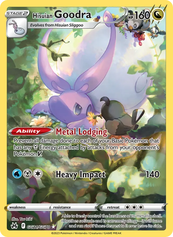 Hisuian Goodra GG21 · Crown Zenith Galarian Gallery