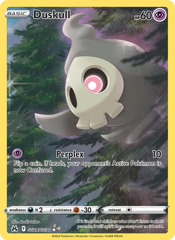 Duskull GG28 · Crown Zenith Galarian Gallery