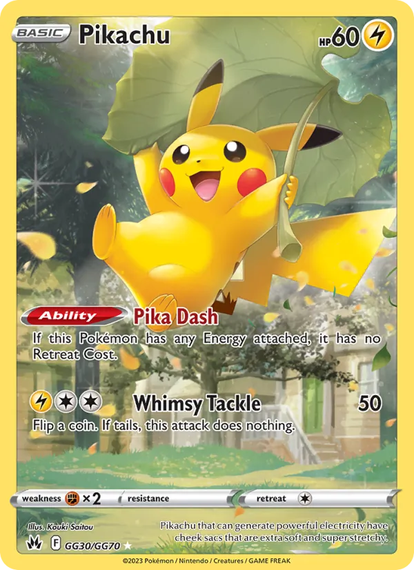 Pikachu GG30 · Crown Zenith Galarian Gallery