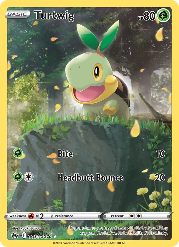Turtwig GG31 · Crown Zenith Galarian Gallery