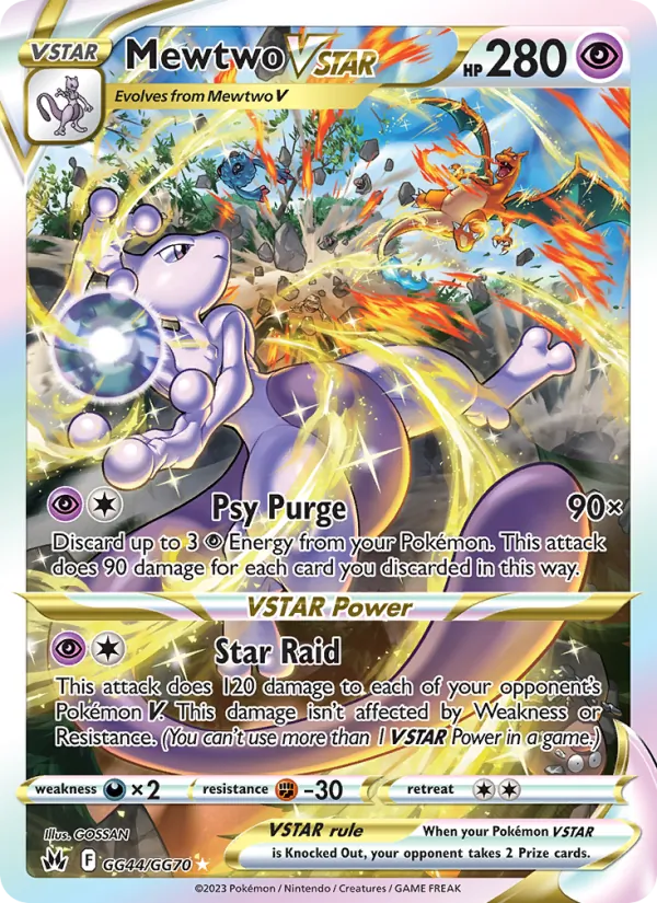 Mewtwo VSTAR GG44 · Crown Zenith Galarian Gallery